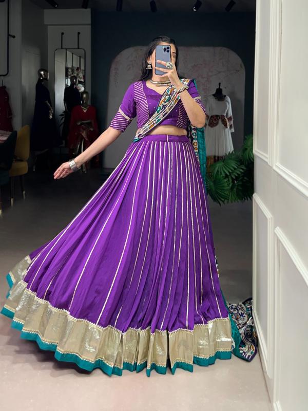 LNB 1658 Chanderi PRL Best lehenga choli manufacturers in Kolkata - wholesale export